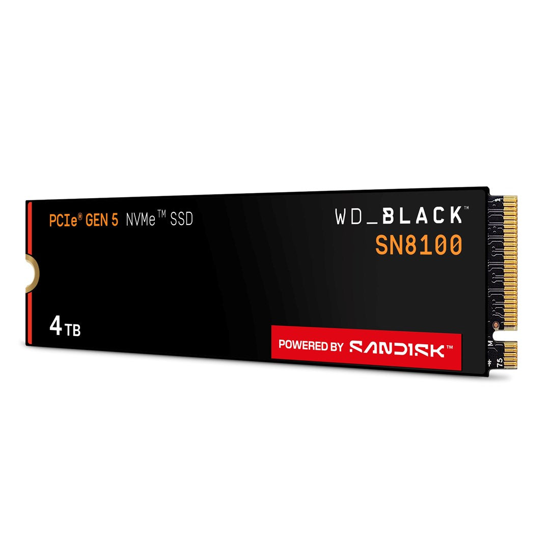 SSD WD Black SN8100 w/o HS 4TB  WDS400T1X0M