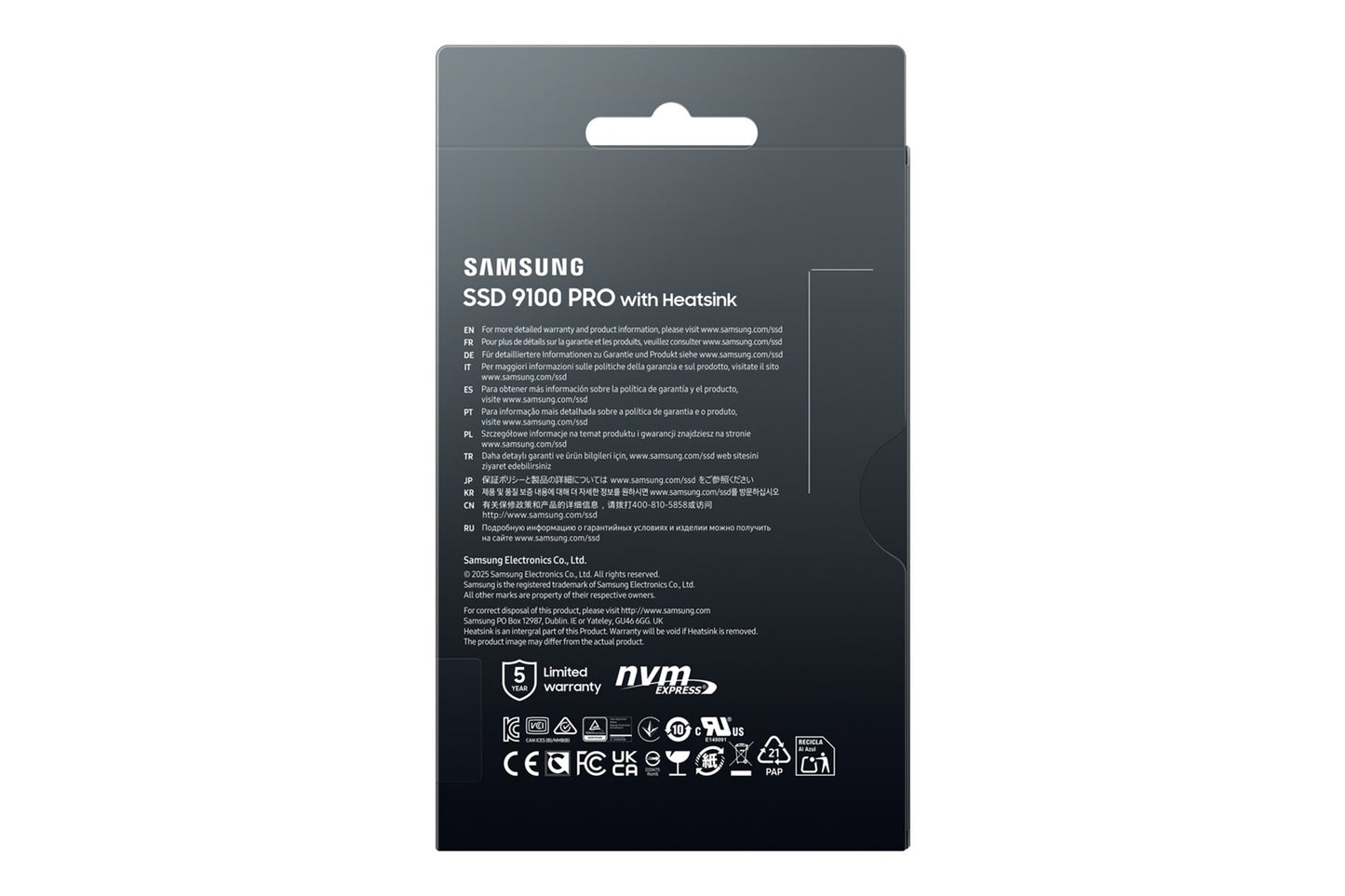 Dysk SSD Samsung 9100 Pro 1TB M.2 2280 PCI-E x4 Gen5 NVMe