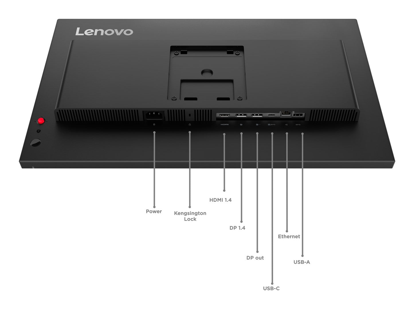 Lenovo ThinkVision T24D-40 23.8"FHD 120Hz 250nits AG HDMI DP USB Eclipse Black