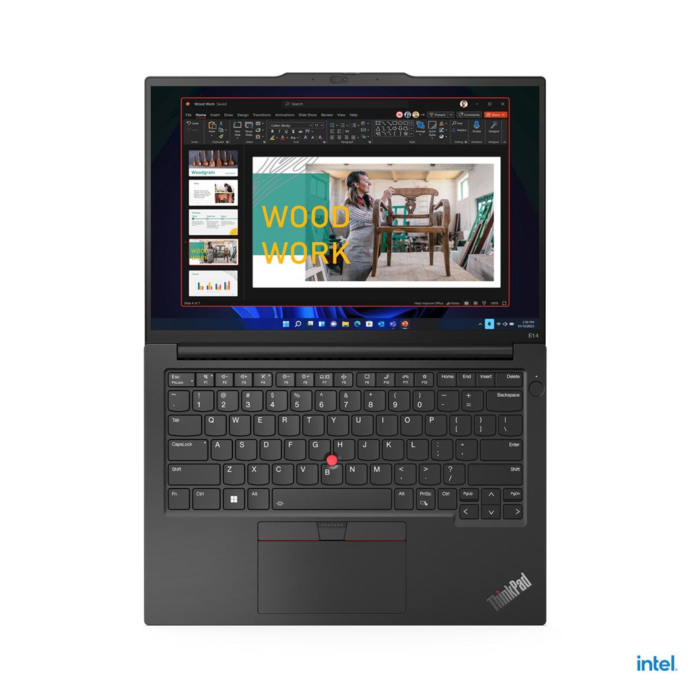 Lenovo ThinkPad E14 Gen 5 i7-1355U 14"WUXGA Touch IPS 300nits AG 16GB DDR4 SSD512 Iris Xe  Backlit Kb FgPr Cam1080p 47Wh W11Pro Graphite Black (REPACK) 2Y