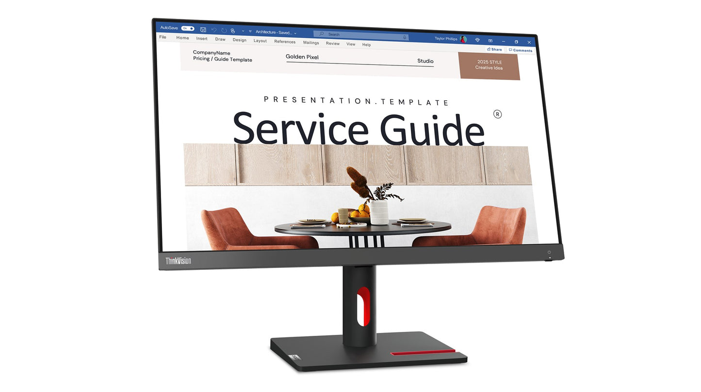 Lenovo ThinkVision S24i­30 23.8"FHD IPS 100Hz 250 nits AG VGA HDMI Raven Black