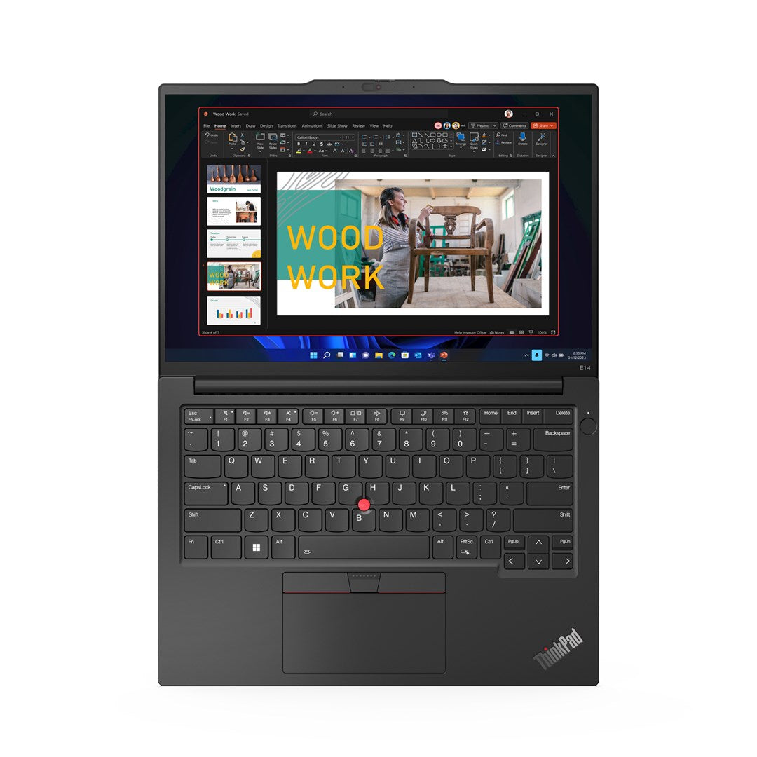 Lenovo ThinkPad E14 Gen 5 i5-1335U 14"WUXGA Touch 300nits AG 16GB DDR4 SSD512 Iris Xe Cam1080p 47Wh Backlit Kb FgPr W11Pro Graphite Black (REPACK) 2Y