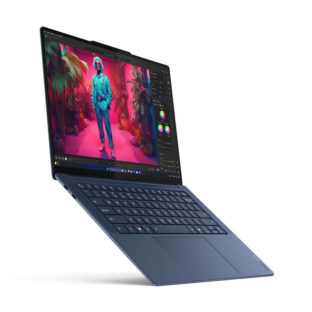 Lenovo Yoga Slim 7 14Q8X9 Snapdragon X Elite X1E-78-100 14.5" 3K OLED 500nits Glossy 90Hz 32GB LPDDR5x-8448 SSD512 Qualcomm Adreno GPU 70Wh Win11 Cosmic Blue