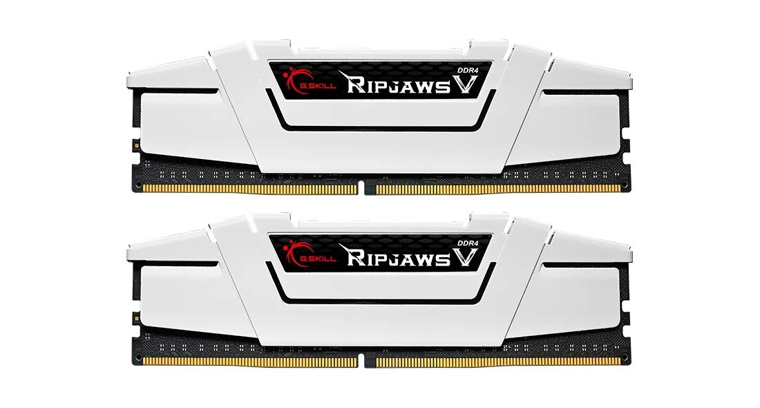 G.SKILL RIPJAWSV DDR4 2X8GB 3600MHZ CL16 XMP2 WHITE F4-3600C16D-16GVWC