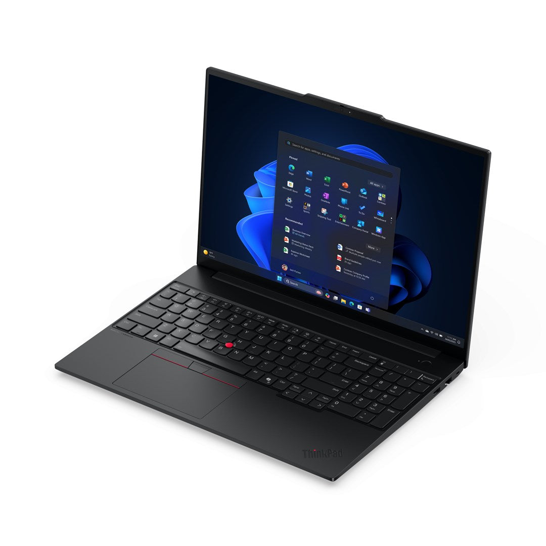 Lenovo ThinkPad E16 Gen 3 Ultra 7 256V 16"WUXGA IPS 300nits 60Hz AG 16GB LPDDR5X-8533 SSD512 Intel Arc 140V Cam1080p + IR 64Wh W11Po Black 3Y OnSite