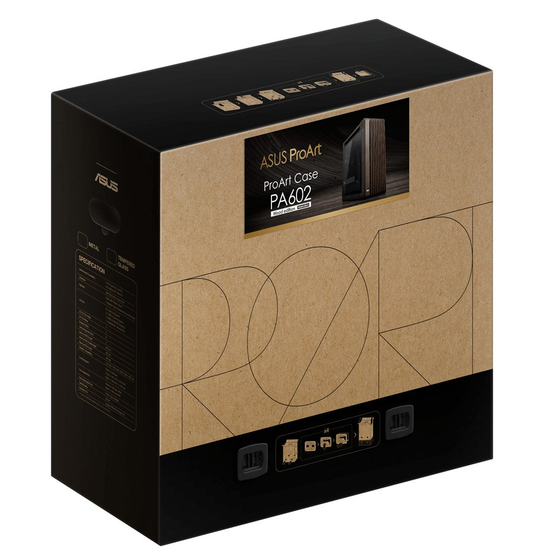 Obudowa Asus PROART PA602 WALNUT WOOD TG PWM MODERN