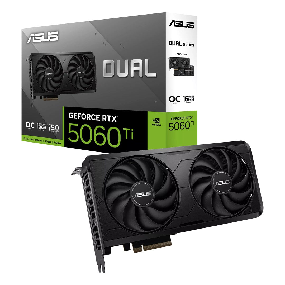 Karta graficzna ASUS DUAL RTX 5060 TI 16GB OC EVO - BULK