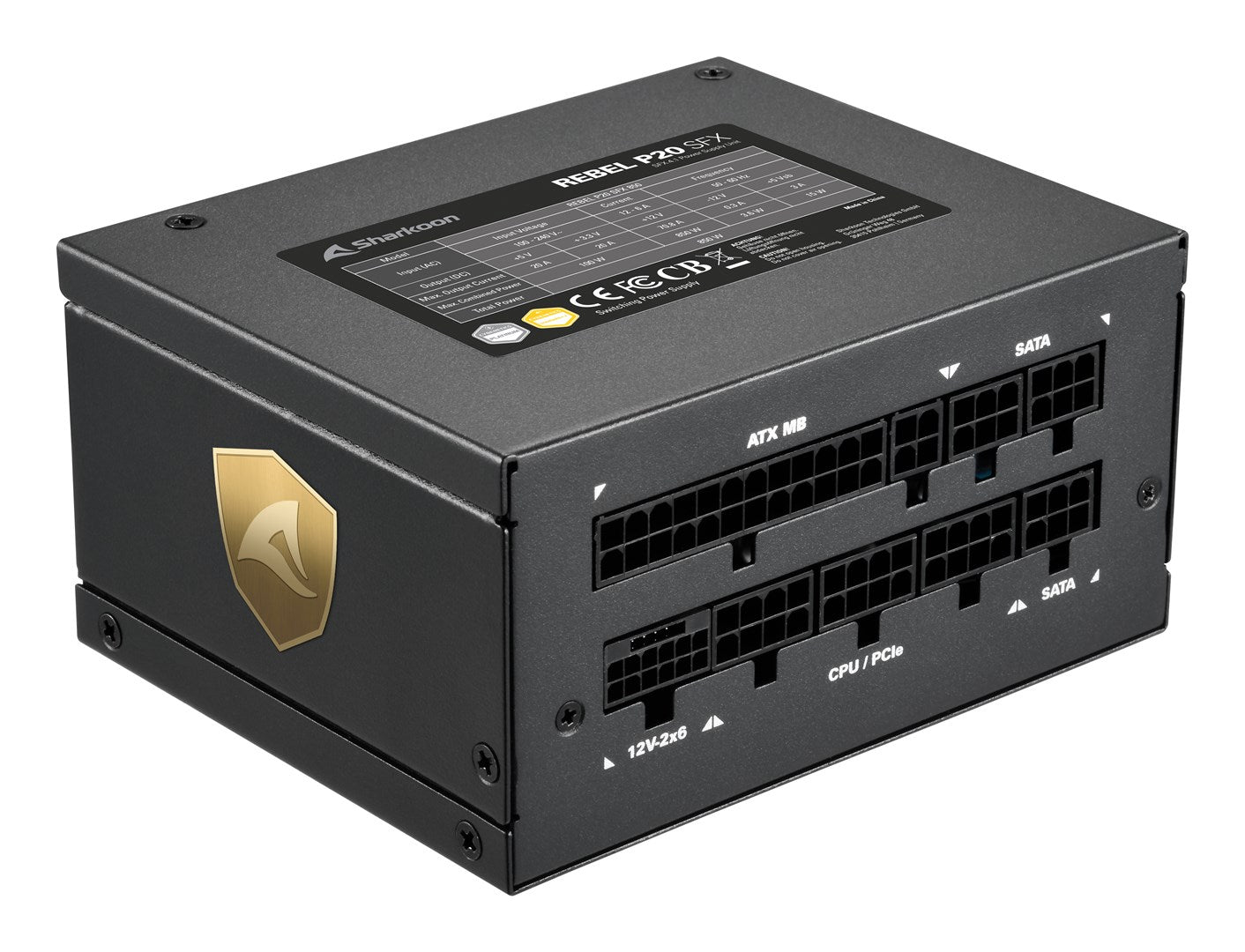 Sharkoon Zasilacz Rebel P20 SFX 850W Modułowy