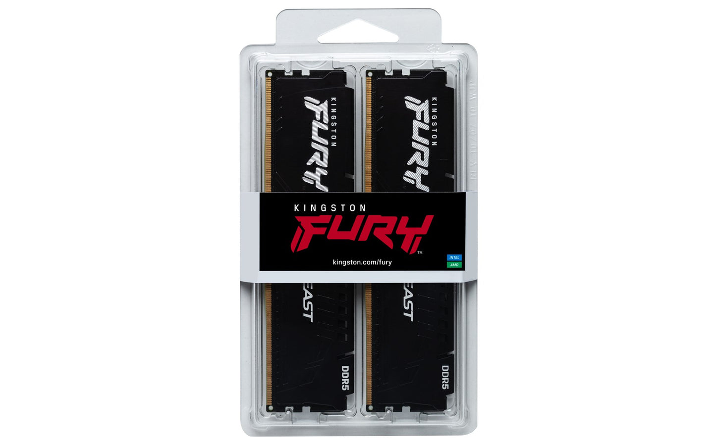 KINGSTON DDR5 64GB 5600MT/s CL36 DIMM KITx2 FURY Beast Black