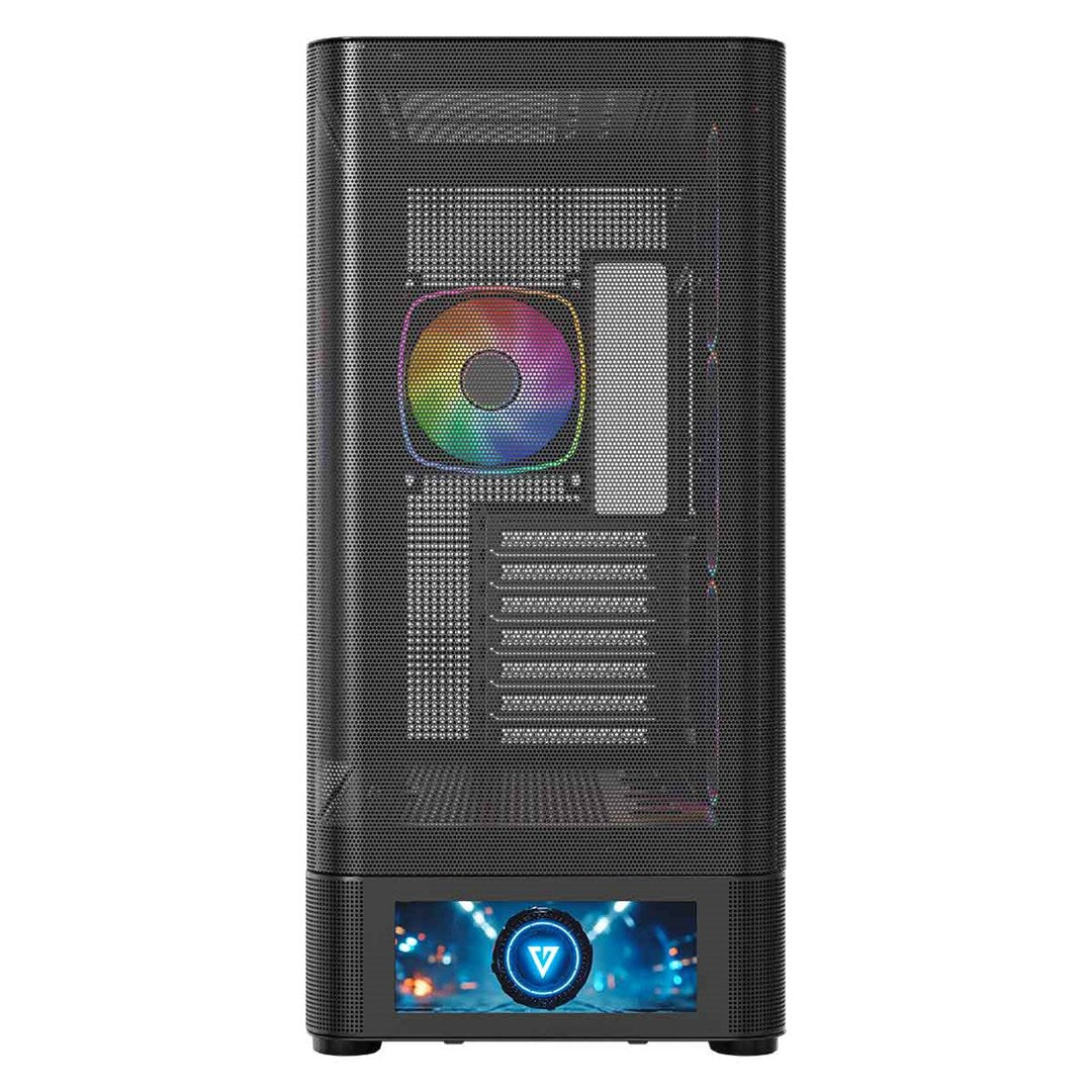 MODECOM OBUDOWA VOLCANO AQ 500 ARGB MIDI CZARNA