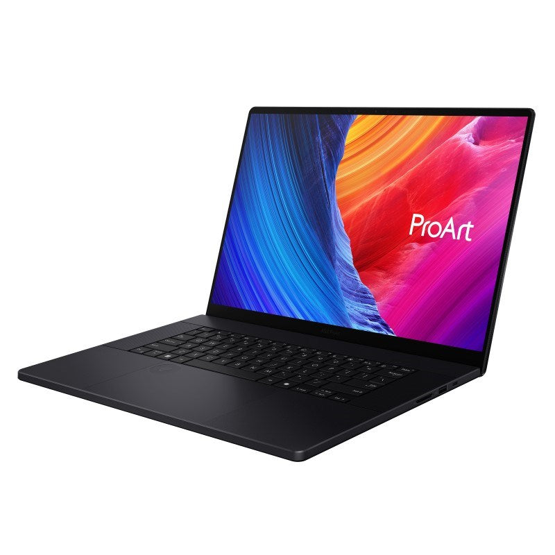 ASUS ProArt P16 H7606WW-SE009X Ryzen AI 9 HX 370 16.0"4K OLED Touch 120Hz LBL AR 64GB LPDDR5X SSD2TB GeForce RTX 5080 16GB WLAN+BT Cam FHD 90WHrs W11Pro Aluminum Nano Black