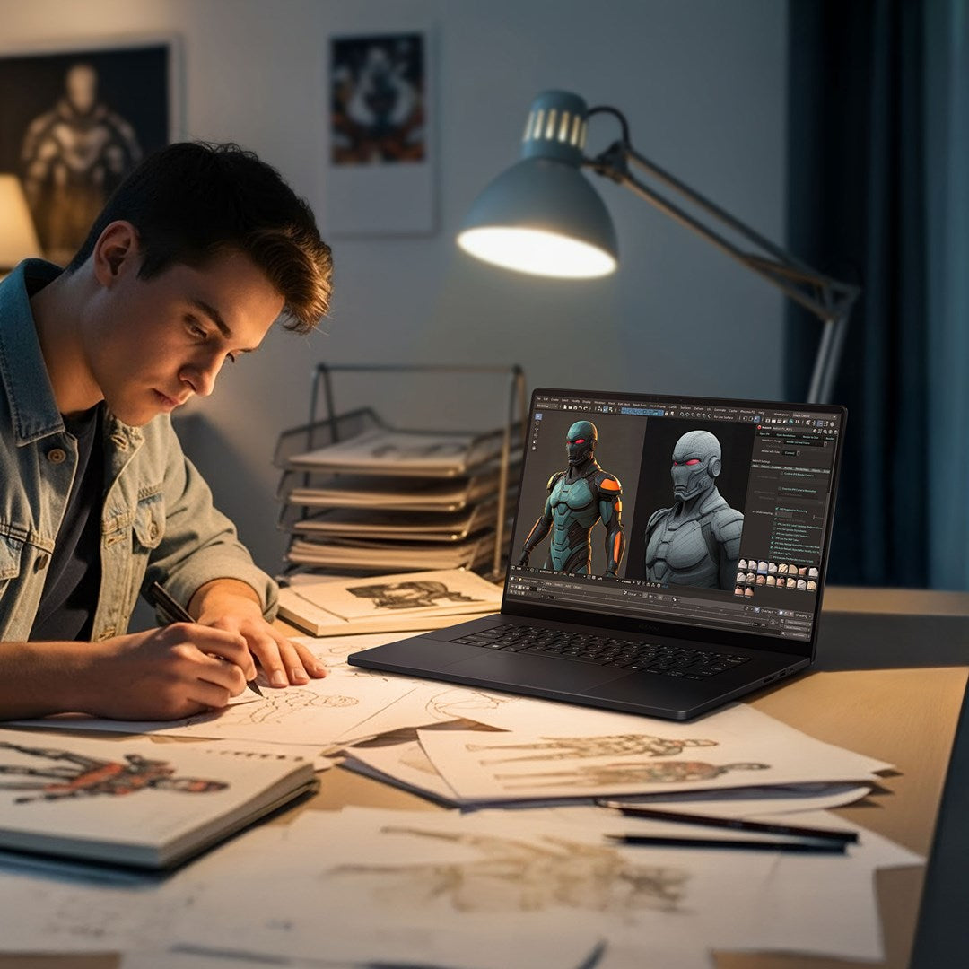 ASUS ProArt P16 H7606WR-SE058X Ryzen AI 9 HX 370 16.0"4K 120Hz 1600nits AR LBL 32GB LPDDR5X SSD1TB  GeForce RTX 5070 Ti 12GB CamFHD 90WHrs W11Pro Aluminum Nano Black