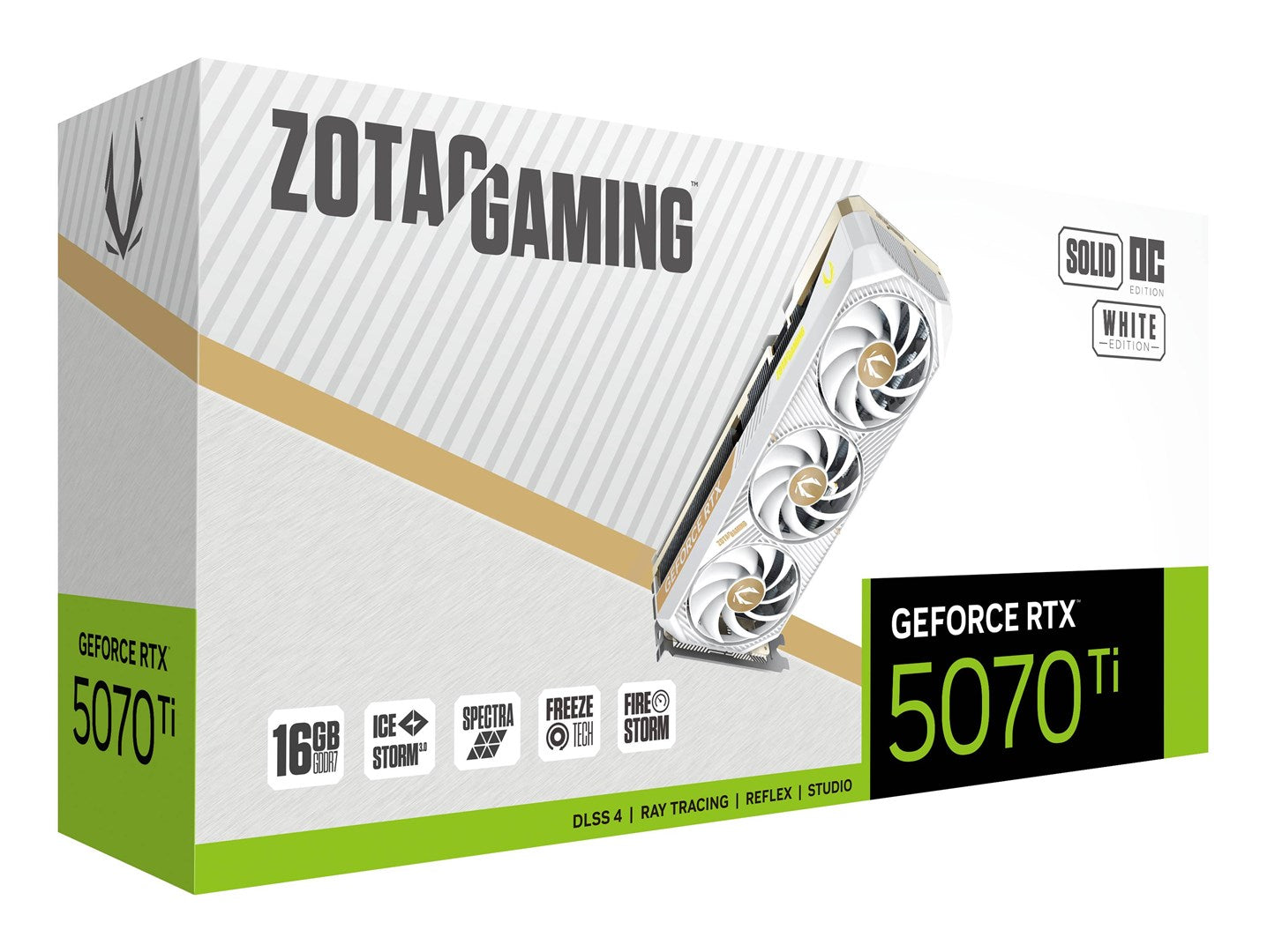 Karta graficzna ZOTAC RTX 5070 Ti SOLID Core OC White
