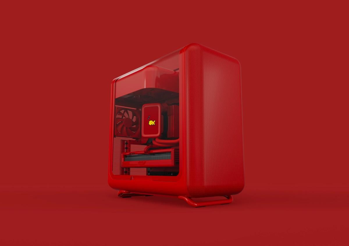 HYTE X50 MID TOWER CASE CHERRY