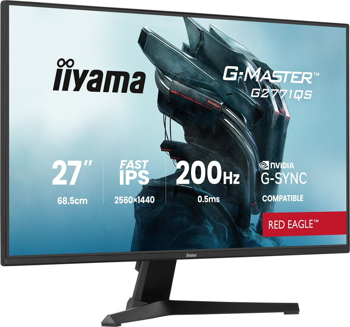 Monitor iiyama G-Master G2771QS-B1 27" Fast-IPS - Płaski ekran