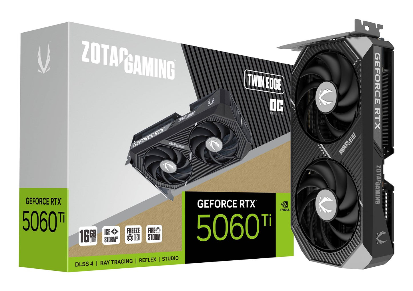 Karta graficzna ZOTAC GAMING GeForce RTX 5060 Ti Twin Edge OC 16GB