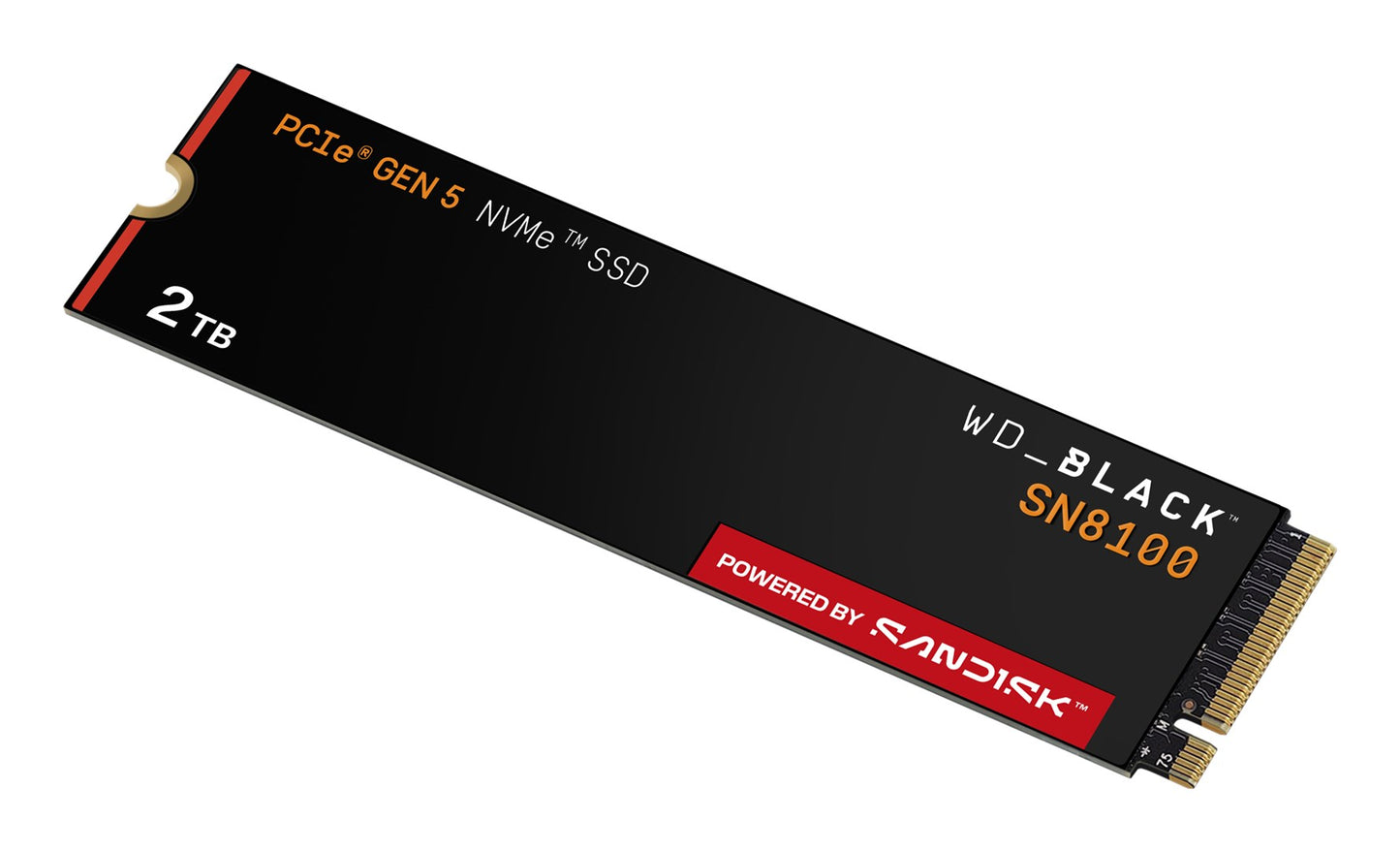 Western Digital Black SN8100 2 TB M.2 PCI Express 5.0 NVMe TLC 3D NAND