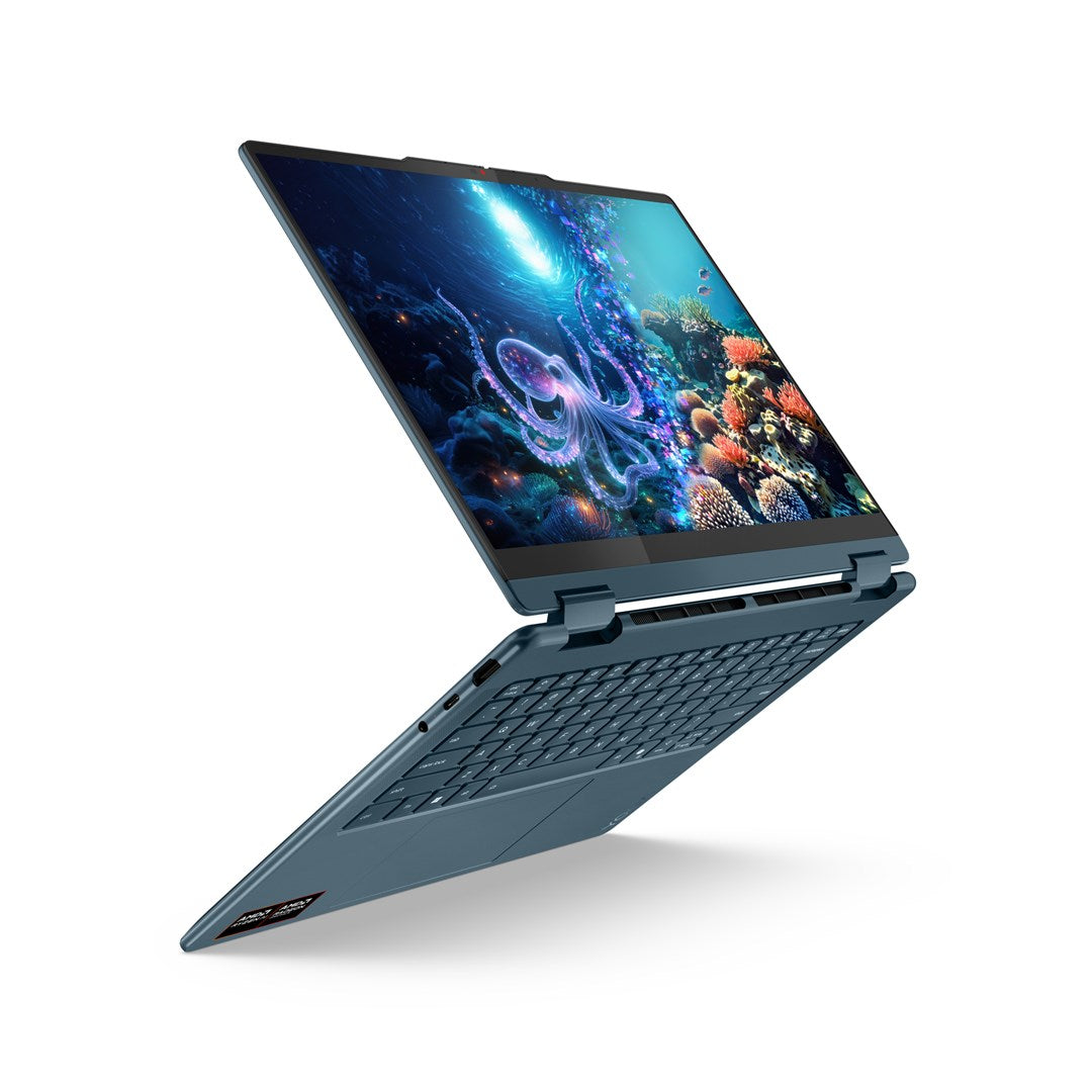 Lenovo Yoga 7 2-in-1 14AKP10 Ryzen AI 5 340 14" WUXGA OLED 400nits Glossy 60Hz 16GB LPDDR5x-7500 SSD512 Radeon 840M Graphics 70Wh Win11 Tidal Teal