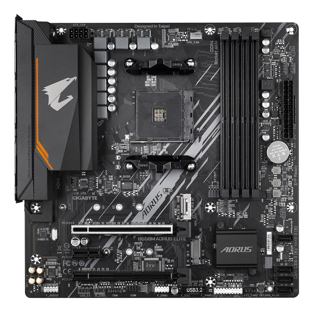 Płyta główna Gigabyte B550M AORUS ELITE Socket AM4 micro ATX AMD B550