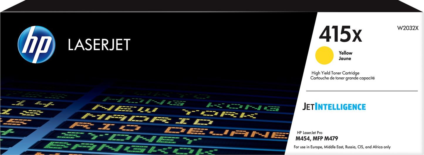 Toner HP żółty HP 415X, HP415X=W2032X, 6000 str.