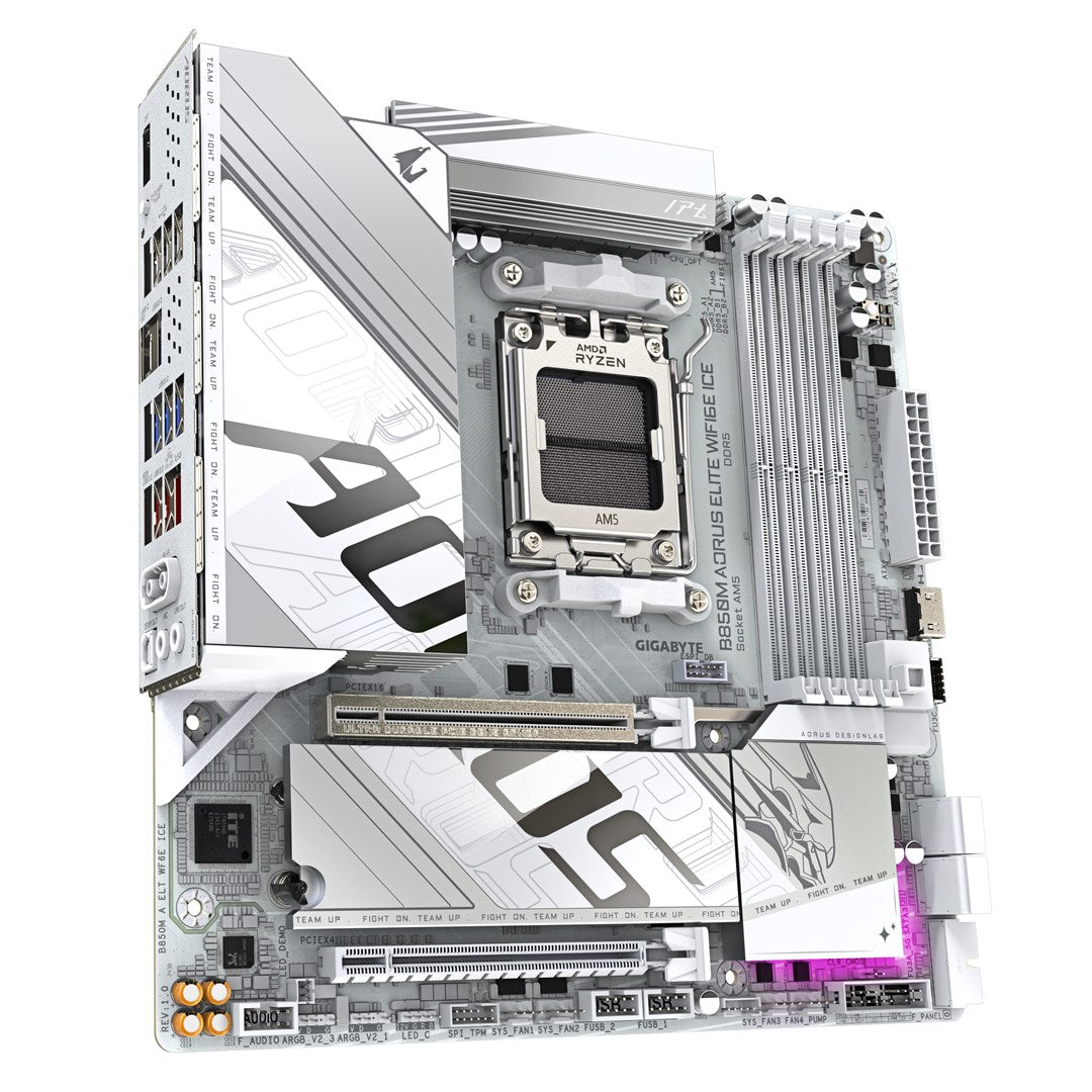 Płyta główna GIGA B850M AORUS ELITE WF6E ICE AM5 DDR5 µATX