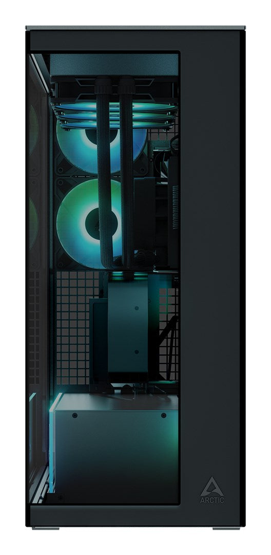 Obudowa Arctic Xtender Schwarz z oknem z GPU mountem