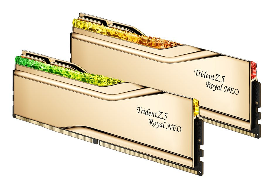 Pamięć RAM DDR5 32GB PC 6400 CL30 G.Skill KIT (2x16GB) Trident Z Royal GOLD
