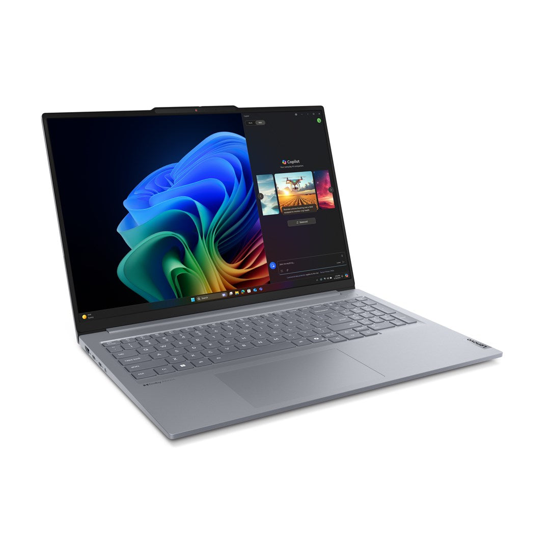 Lenovo ThinkBook 16 G7 QOY Snapdragon X Plus X1P-42-100 16" WUXGA IPS 300nits AG 60Hz 32GB DDR5 SSD1TB Qualcomm Adreno 84Wh W11Pro Luna Grey 3Y Onsite