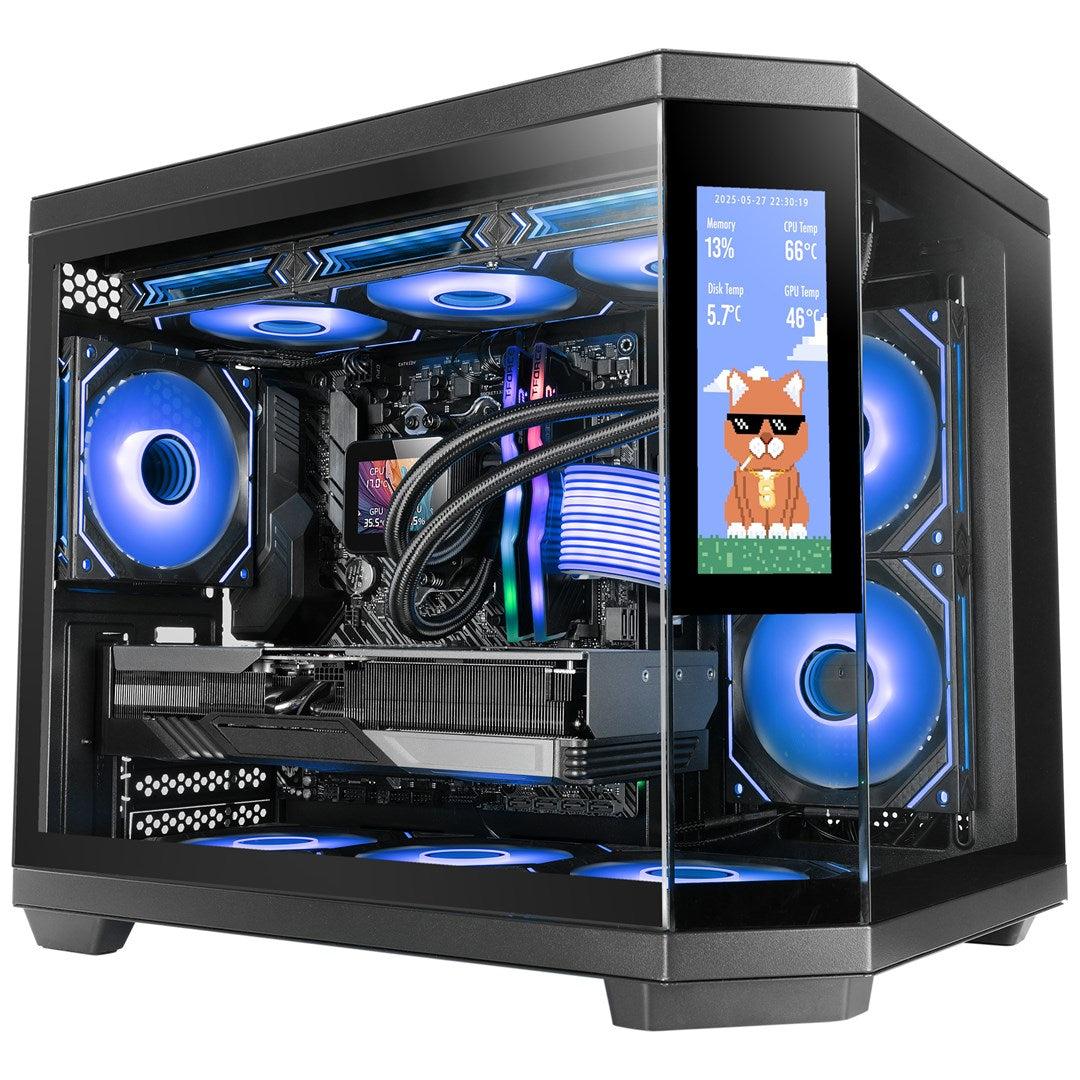 TACENS MARS MC-3TCORELCDM 7.2" IPS LCD mATX-obudowa