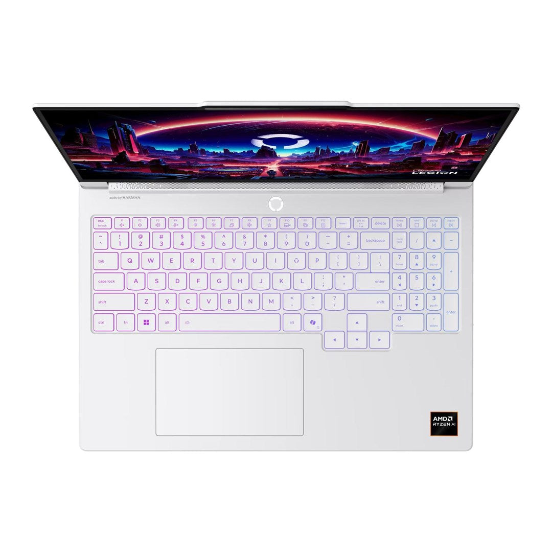 Lenovo Legion 7 16AGP11 Ryzen AI 7 450 16''WQXGA OLED 240Hz 500nits LBL Glossy 32GB LPDDR5X-8533 SSD1TB GeForce RTX 5060 8GB Cam5.0MP + IR 84Wh W11Pro Glacier White