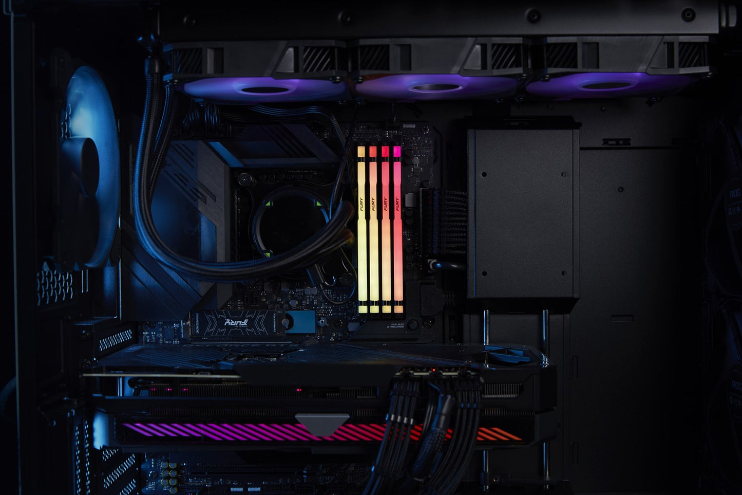 Kingston Technology FURY Beast RGB moduł pamięci 16 GB 2 x 8 GB DDR5 5600 MT/s