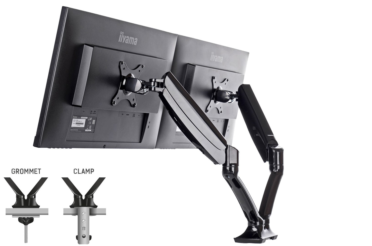Uchwyt biurkowy Iiyama DS3002C-B1 - desk mount (adjustable arm)