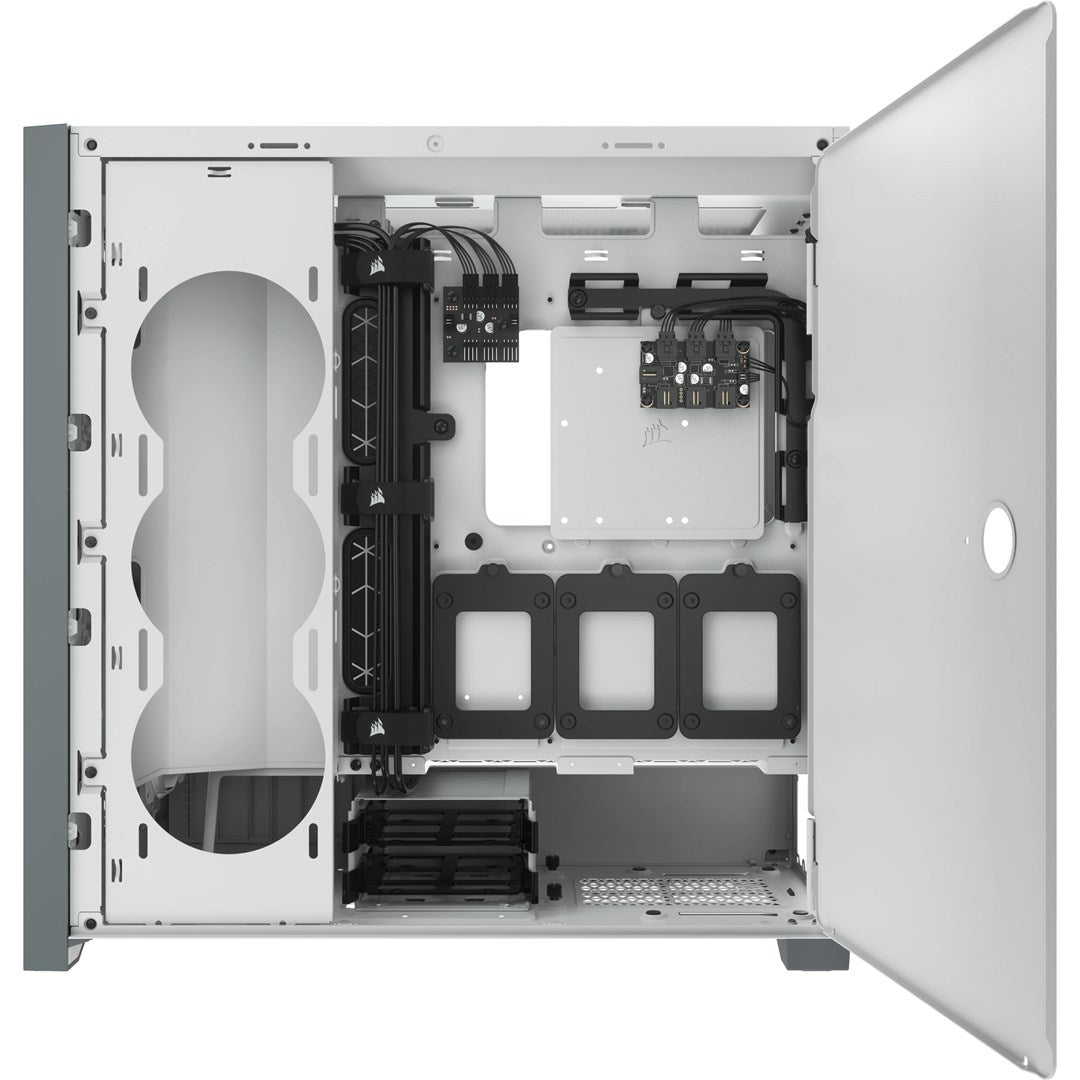Obudowa Corsair iCUE 5000X RGB Mid-Tower ATX Tempered Glass White (CC-9011213-WW)