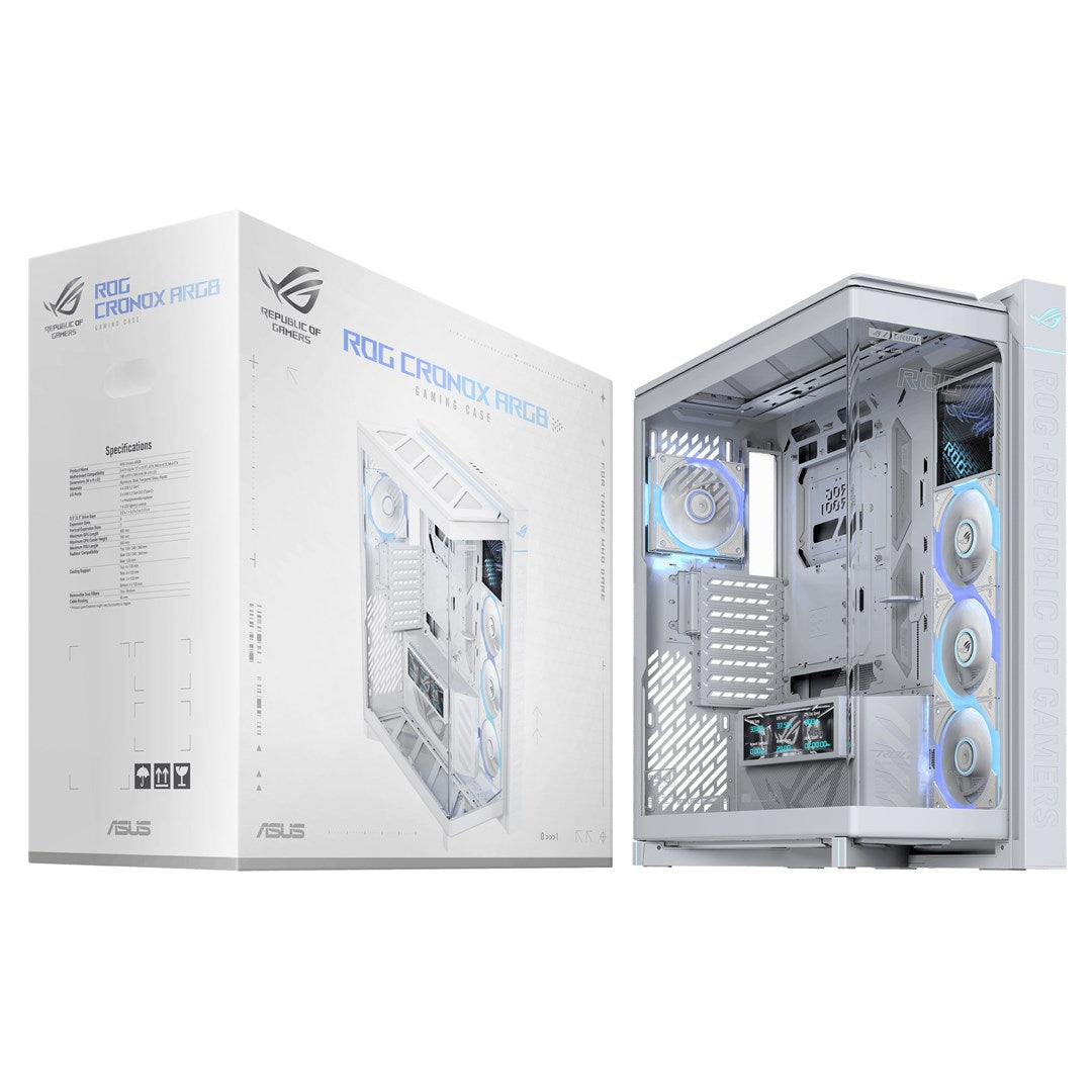 Obudowa Asus ROG CRONOX GR801 CURVE TG ARGB WHITE