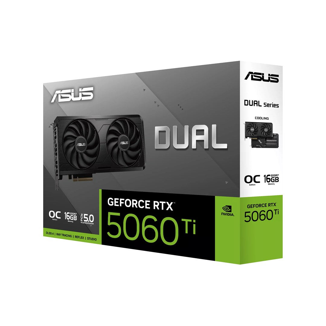 Karta graficzna ASUS DUAL RTX 5060 TI 16GB OC EVO - BULK