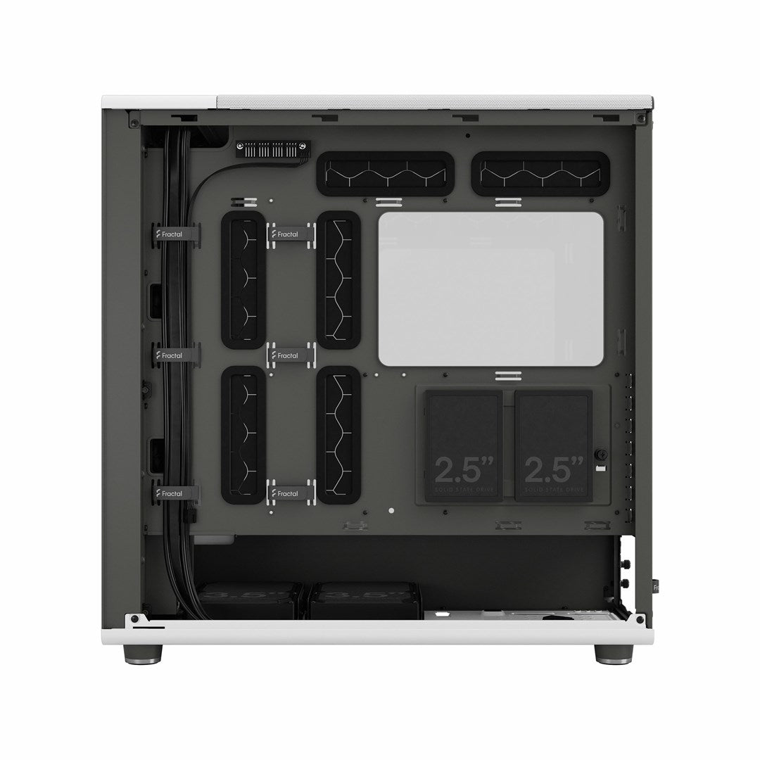 Obudowa Fractal Design North XL Midi Chalk TG Clear (Biała, przezroczysty bok)