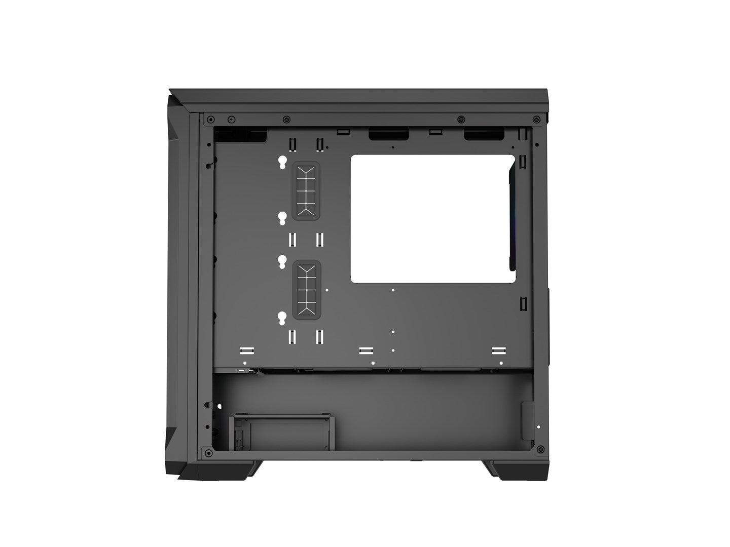 Obudowa NATEC Genesis Irid 503 ARGB NPC-1559 (Micro ATX. Mini ITX; kolor czarny)