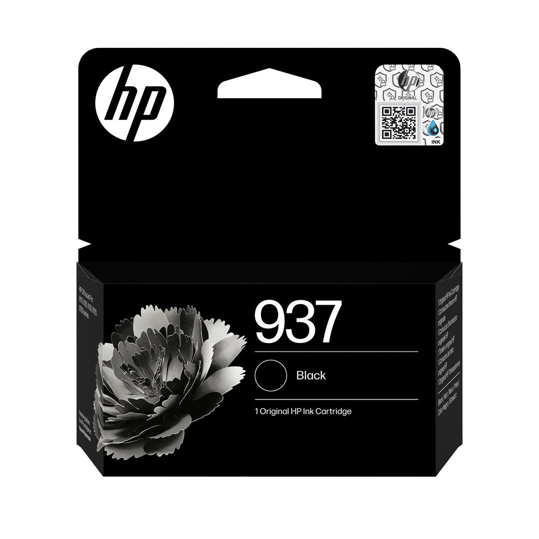 HP Oryginalny wkład z czarnym atramentem 937