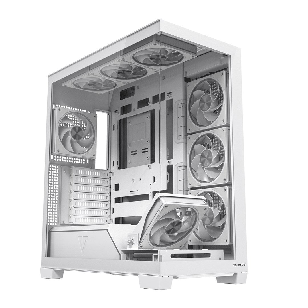 MODECOM OBUDOWA VOLCANO STELLAR PLUS ARGB MIDI 8F WHITE