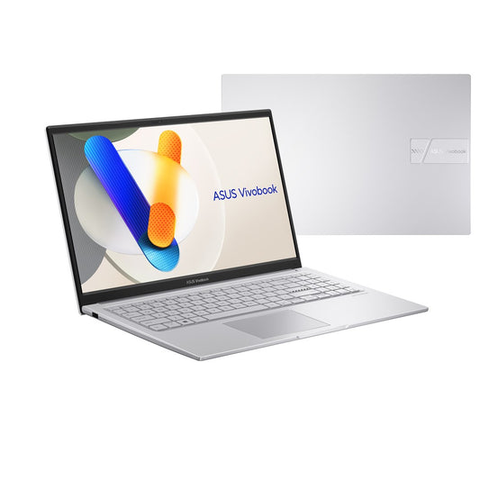 ASUS Vivobook 15 X1504VA-BQ4292 Core 5 120U 15.6"FHD IPS-level Panel 60Hz 250nits AG 16GB DDR5 SSD512 Intel Graphics WLAN+BT Cam 720p 42WHrs NoOS Cool Silver