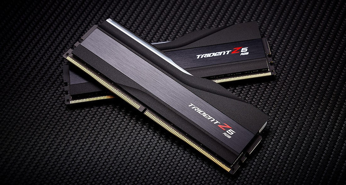G.SKILL TRIDENT Z5 RGB DDR5 2X16GB 6000MHZ CL32-38 XMP3 BLACK F5-6000J3238F16GX2-TZ5RK