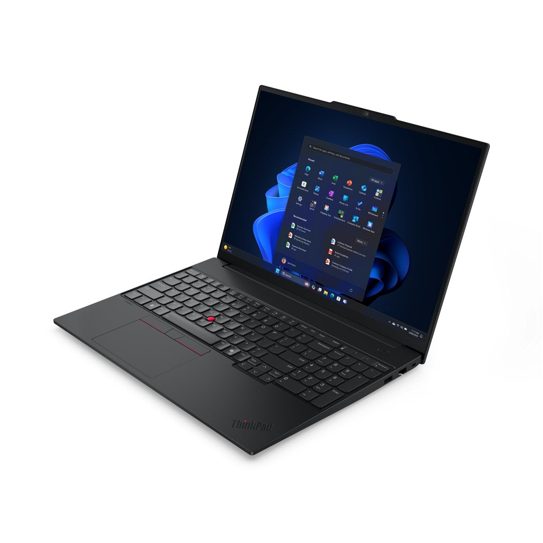 Lenovo ThinkPad E16 Gen 3 Ultra 7 256V 16"WUXGA IPS 300nits 60Hz AG 16GB LPDDR5X-8533 SSD512 Intel Arc 140V Cam1080p + IR 64Wh W11Po Black 3Y OnSite