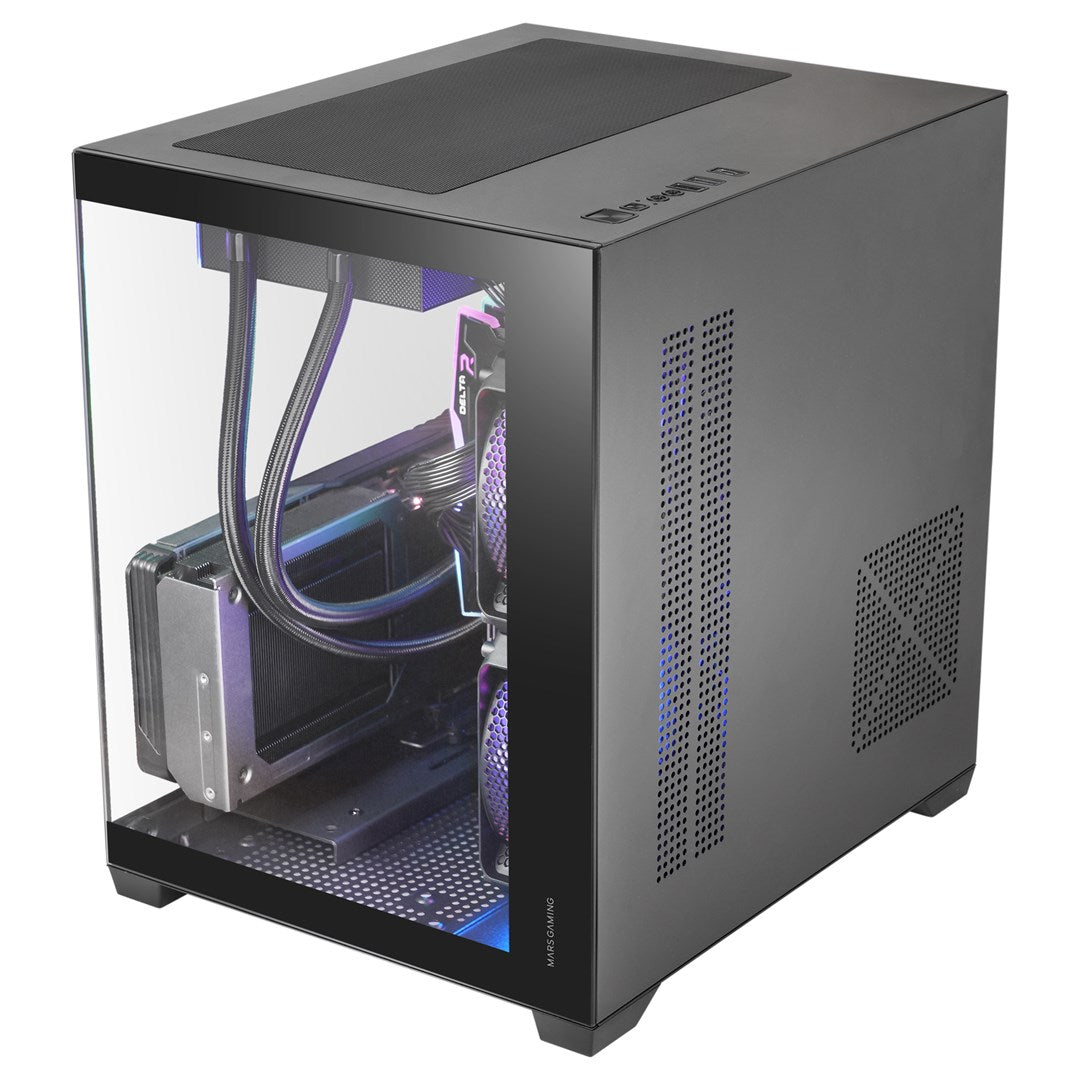 TACENS MARS MC-VIEW3 3xARGB USB-C mATX- obudowa/cases