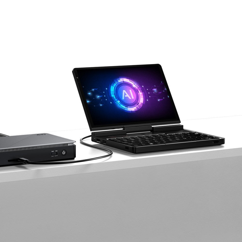 Laptop GPD-Pocket-4 Ryzen 7 8840U/8" WQXGA (2560x1600) Touchscreen 144Hz IPS/x360/LAN/16GB/SSD 1TB/BT/BLKB/FPR/x360/Radeon 780M 3GB/Win 11 Graphite