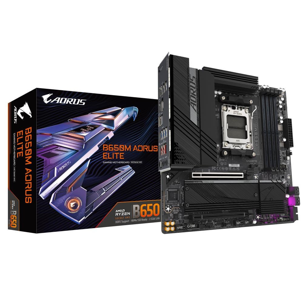 Płyta główna Gigabyte B650M AORUS ELITE (B650, AM5, mATX, DDR5)