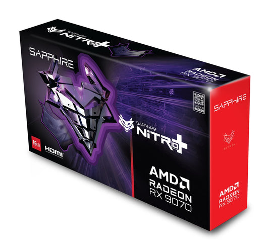 Karta graficzna SAPPHIRE NITRO+ RX 9070 GAMING OC 16GB