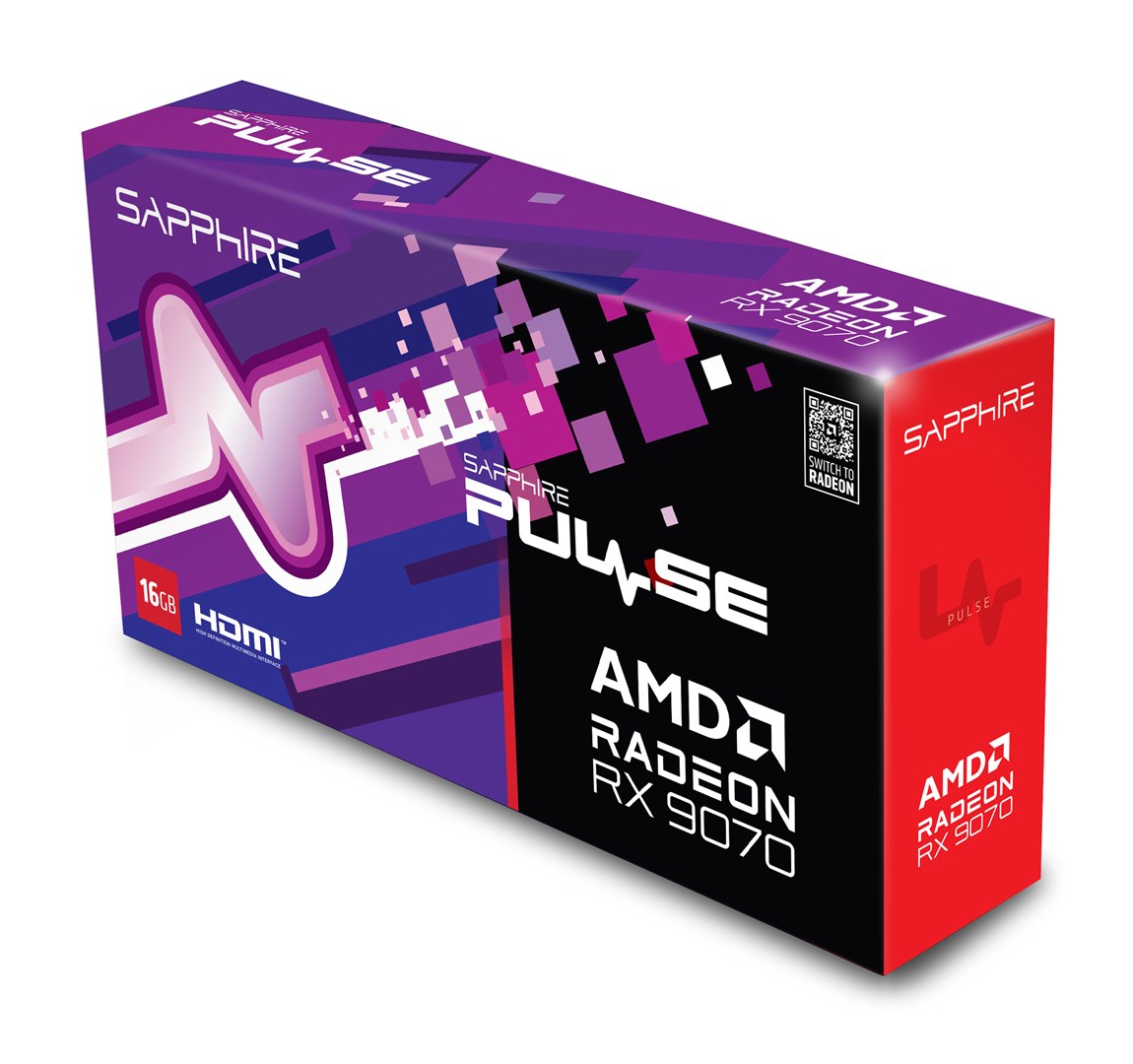 Karta graficzna SAPPHIRE PULSE RX 9070 GAMING 16GB