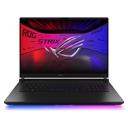 ASUS ROG Strix SCAR 18 G835LXG-U9644X Ultra 9 290HX 18.0"4K 240Hz Mini LED 1600nits AG 64GB DDR5 6400 SSD(2TB+2TB) GeForce RTX 5090 24GB WLAN+BT LAN Cam1080p+IR 90WHrs W11Pro Aluminum Off Black