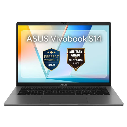 ASUS Vivobook S14 S3407VA-LY067W Core 5 210H 14.0"WUXGA IPS-level Panel 60Hz 300nits AG 16GB DDR5 SSD512 Intel UHD Graphics CamFHD+IR 70WHrs Win11 Aluminum Matte Gray