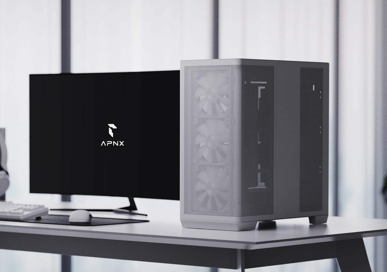 Obudowa AeroCool Geh Midi APNX C1-R-WT-V1 z MicroATX/MiniITX